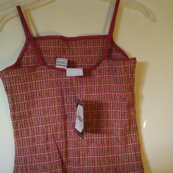 Vintage rare madras very stretchy elastic top - Picture 6 of 11